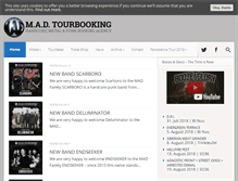 Tablet Screenshot of mad-tourbooking.de